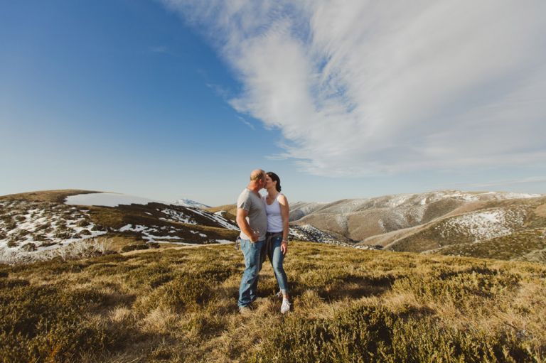 lifestyle mountain top portrait session