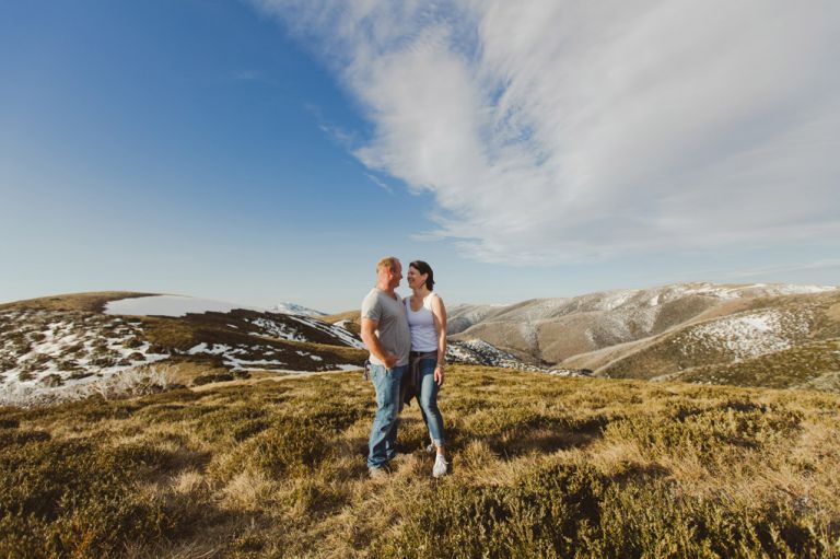 lifestyle mountain top portrait session