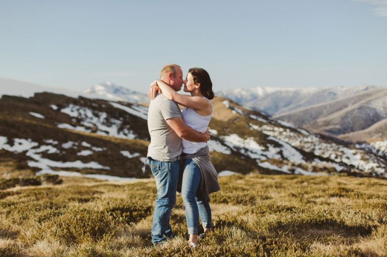 lifestyle mountain top portrait session
