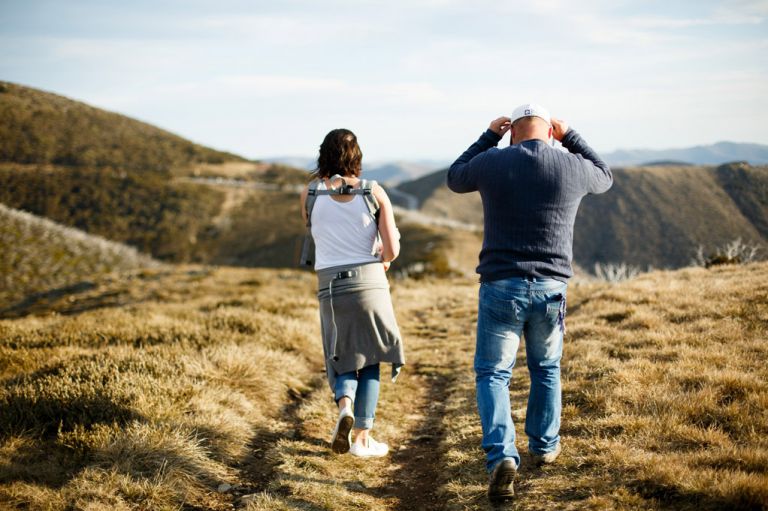 lifestyle family portrait session snowy mountains epic scenery