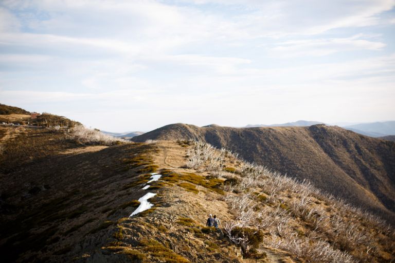 lifestyle family portrait session snowy mountains epic scenery