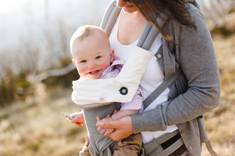 baby wearing lifestyle family session