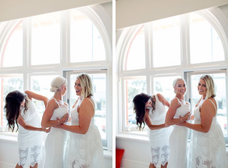 One Day Bridal getting ready