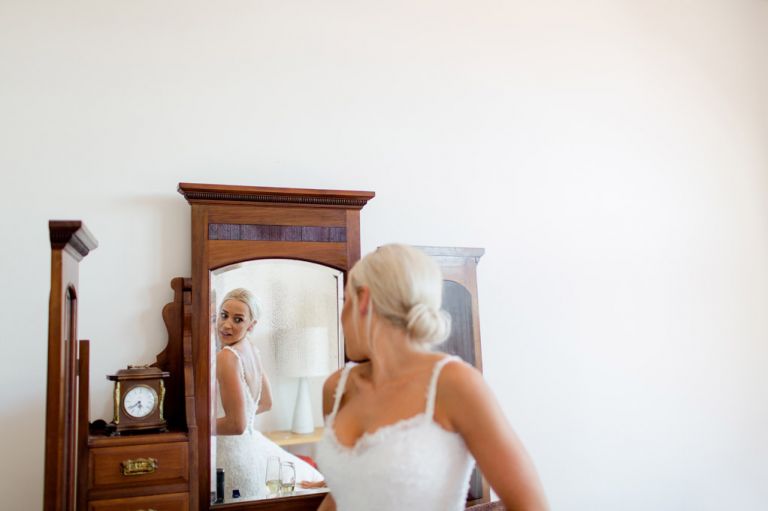 Brides first look