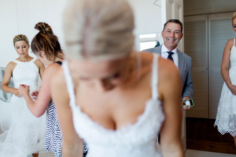 Candid wedding photography