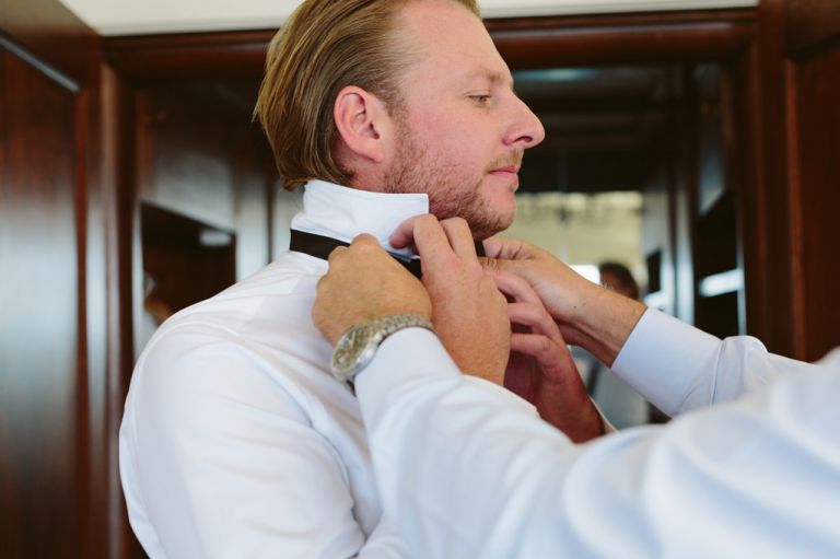 Groom preparation
