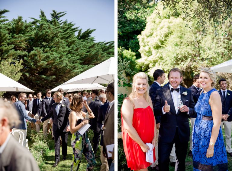 Outdoor wedding in portsea