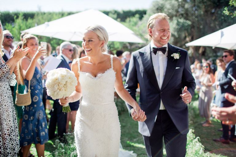 Wedding Processional outdoor wedding portsea
