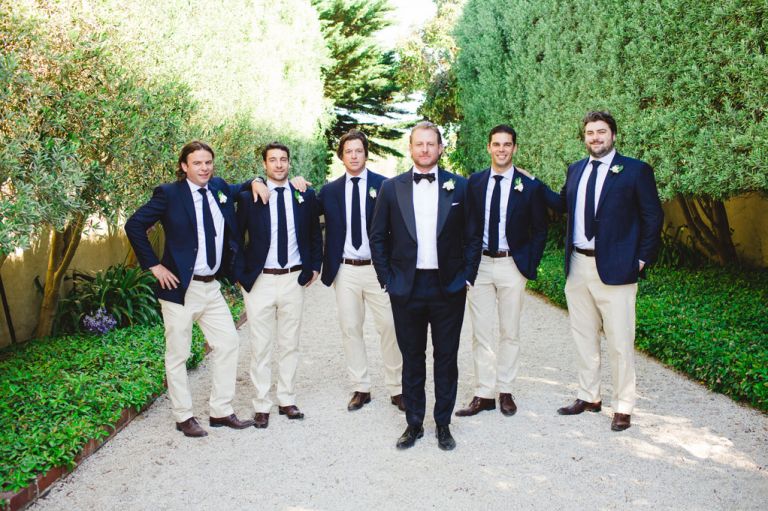 Groomsmen group shot
