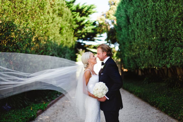 Wedding veil portraits