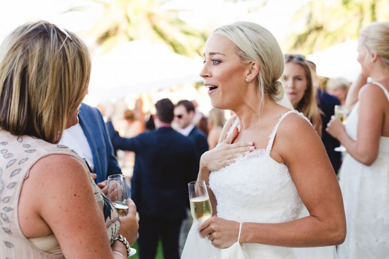 Candid wedding photography