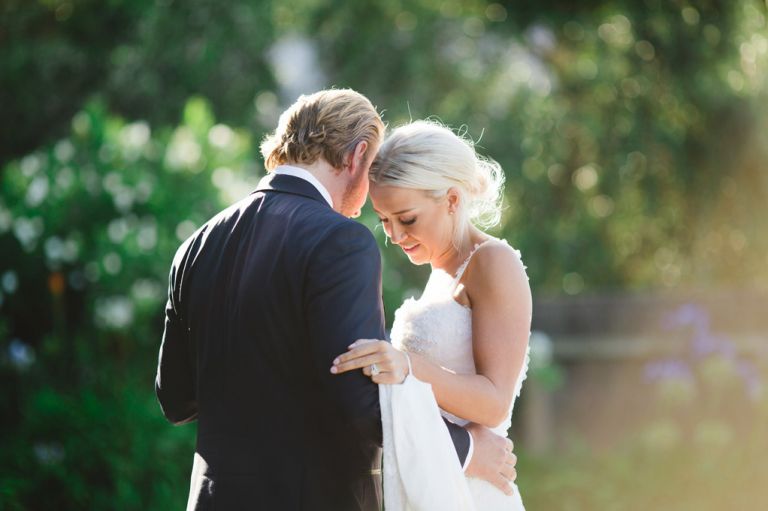 Bride and groom wedding portraits
