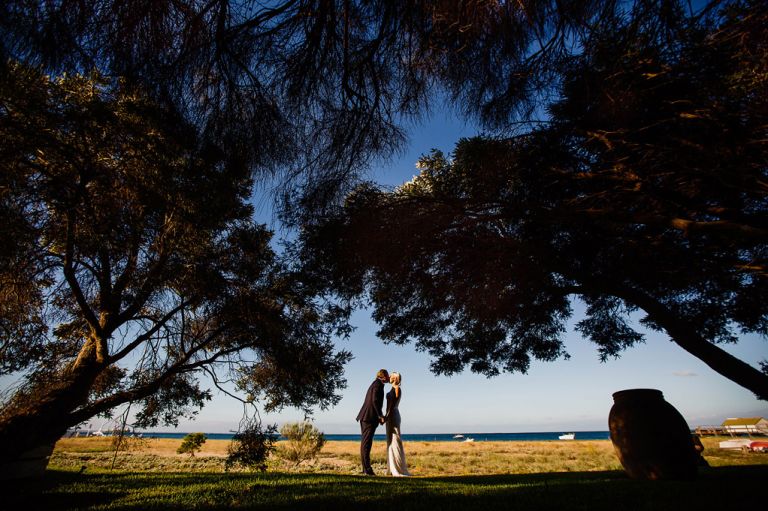Bridal portraits on the beach
