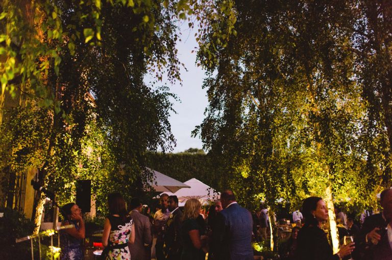 Wedding photography at dusk