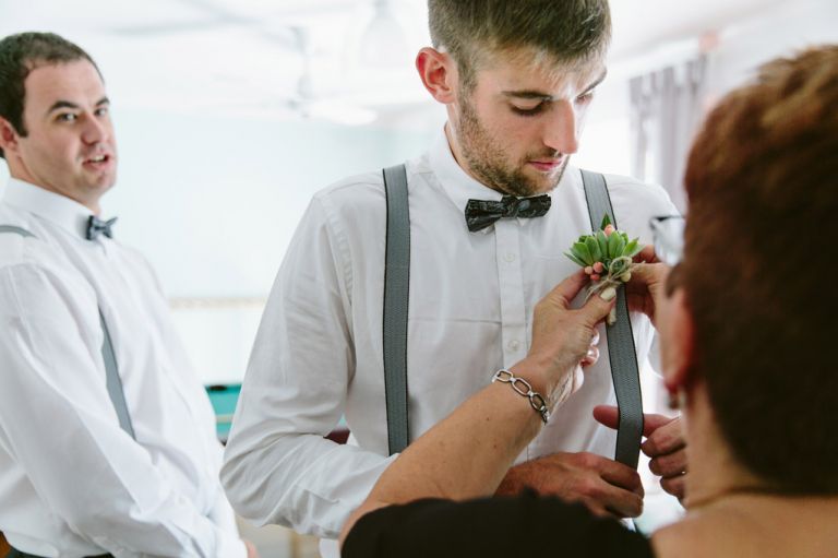 groom preparation