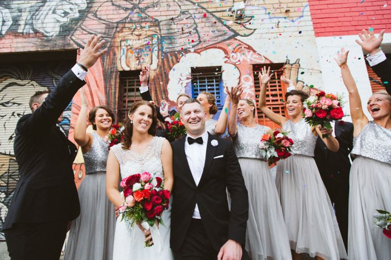 bridal party confetti