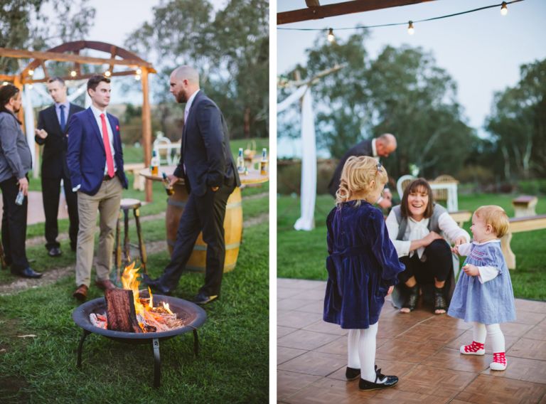 Evening wedding